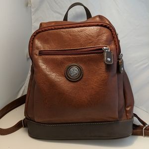 Mouflon Leather Convertible Backpack Purse
